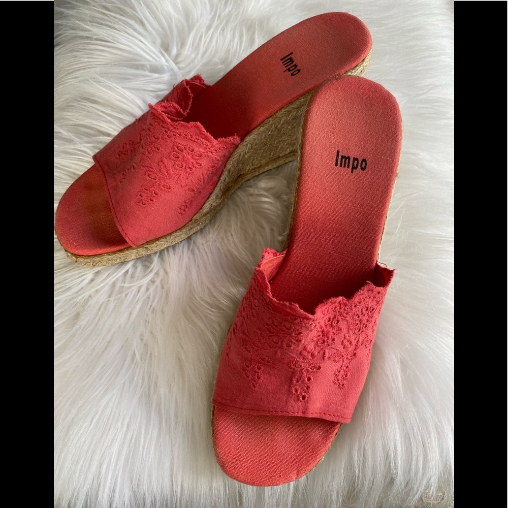 Impo Coral Eyelet Wedge Espadrilles